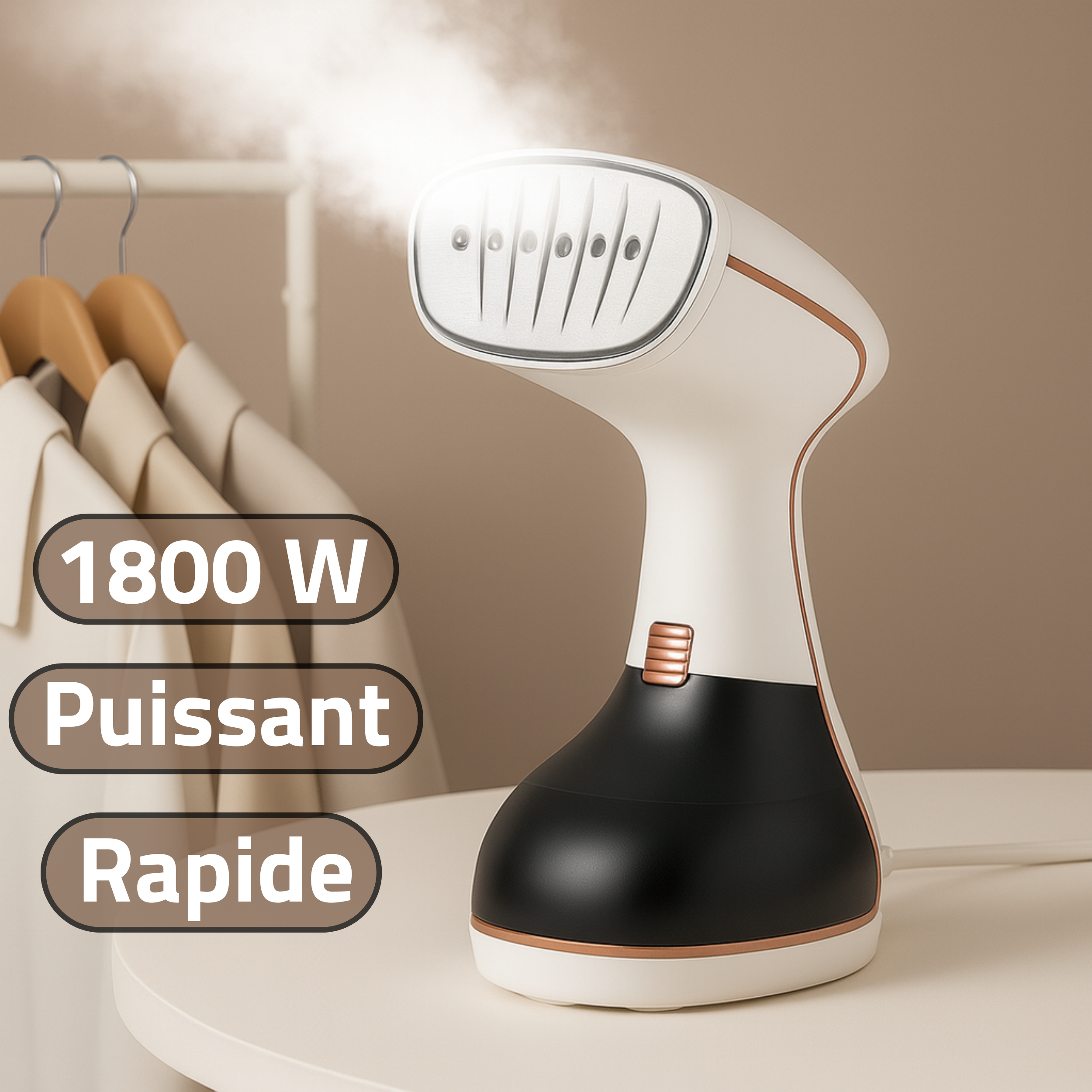 HESSEN SteamPro 1800™ – Défroisseur Vapeur Haute Puissance