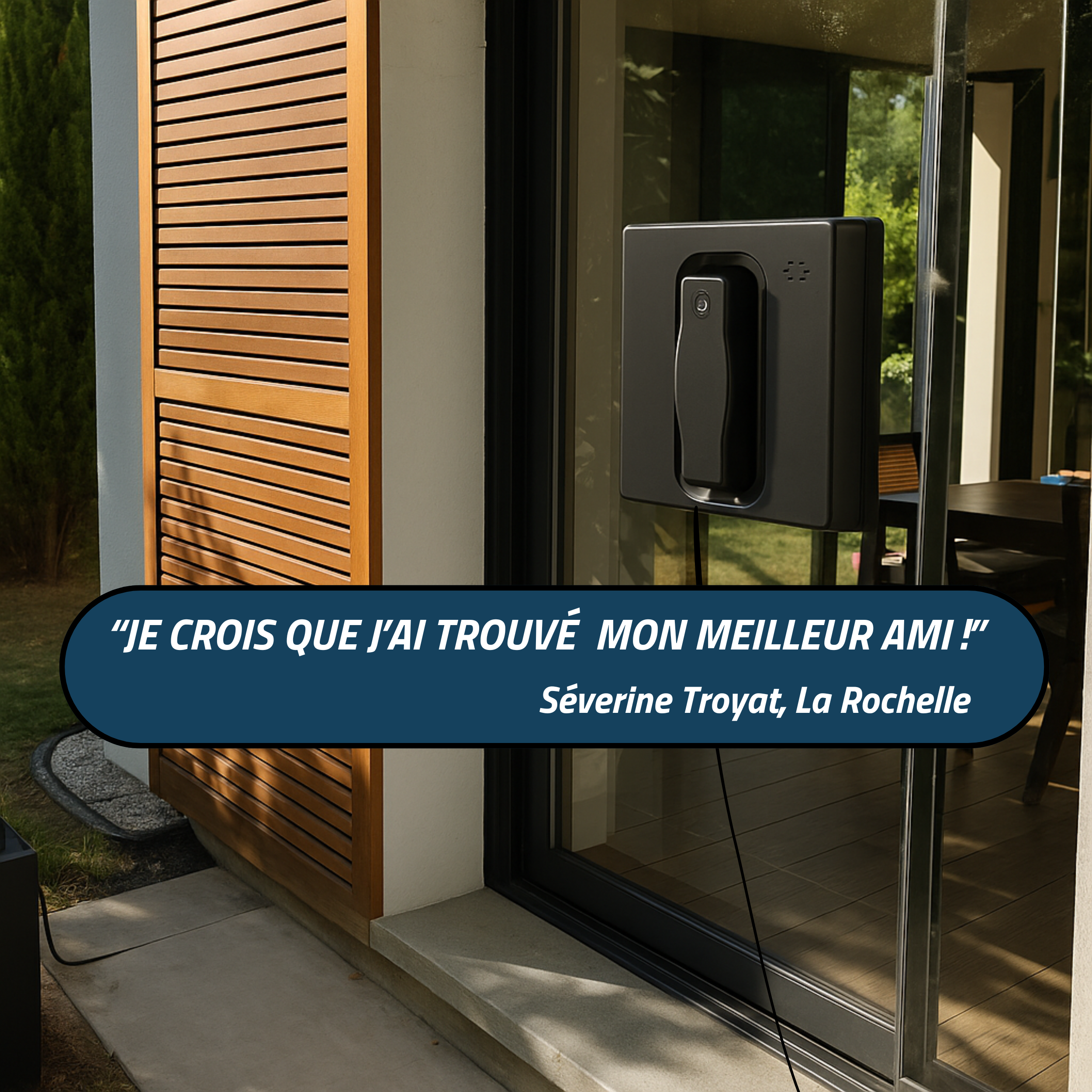 HESSEN V8-Pro™ – Robot Lave-Vitre Automatique à Double Pulvérisation | Pas de Traces | Sécurité Anti-Chute