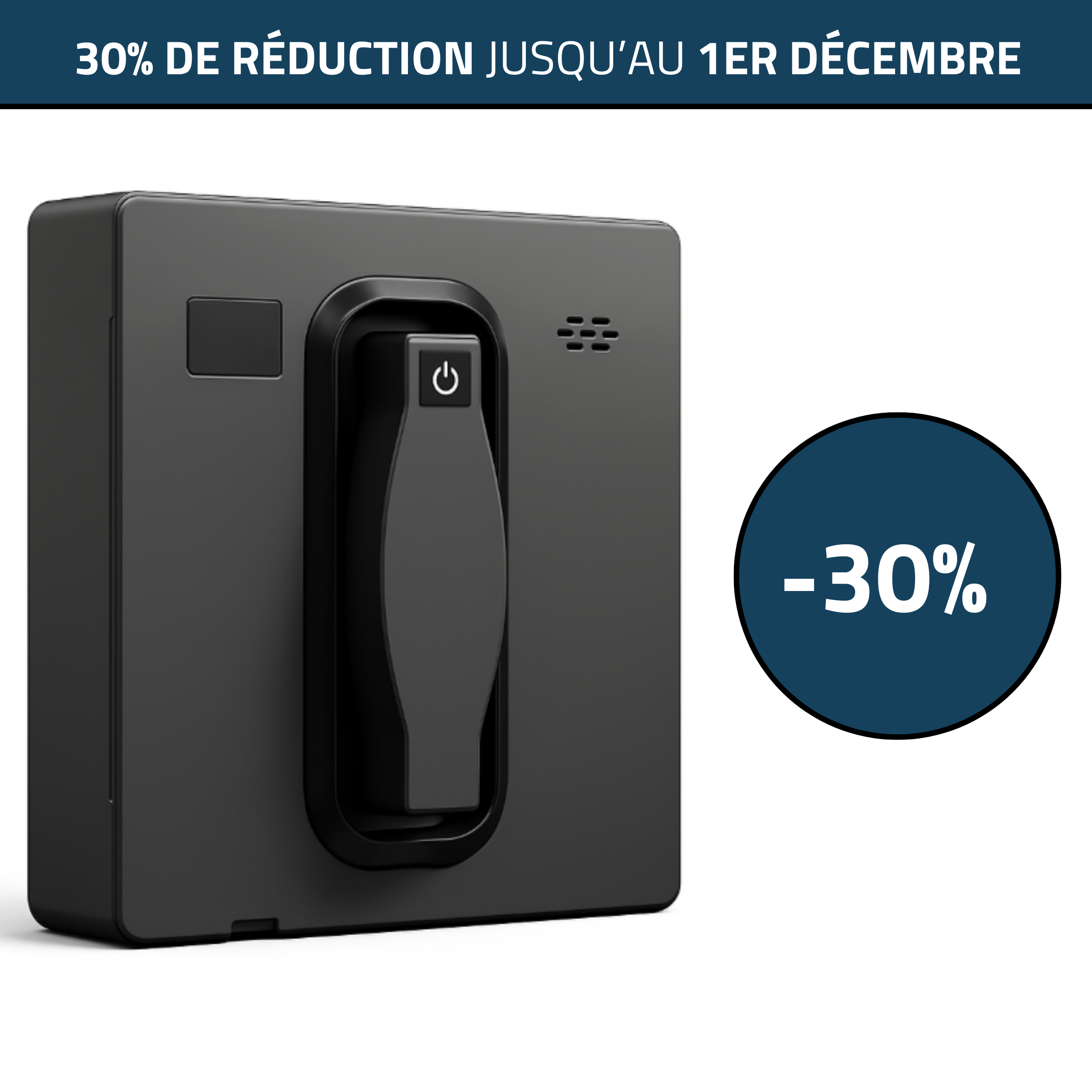 HESSEN V8-Pro™ – Robot Lave-Vitre Automatique à Double Pulvérisation | Pas de Traces | Sécurité Anti-Chute